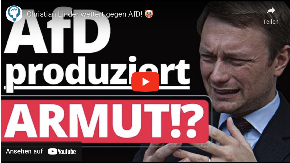 Christian Linder wettert gegen AfD!