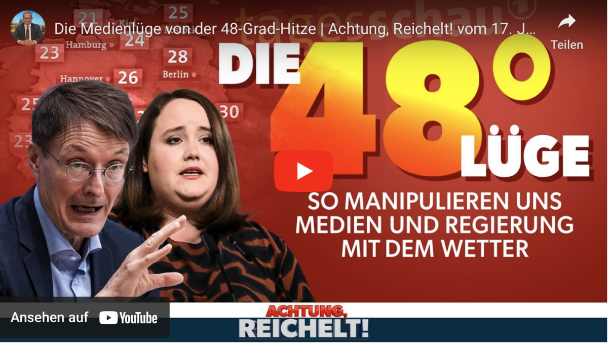 Die Medienlüge von der 48-Grad-Hitze
