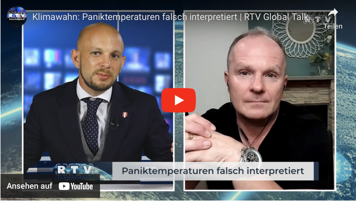 Klimawahn: Paniktemperaturen falsch interpretiert