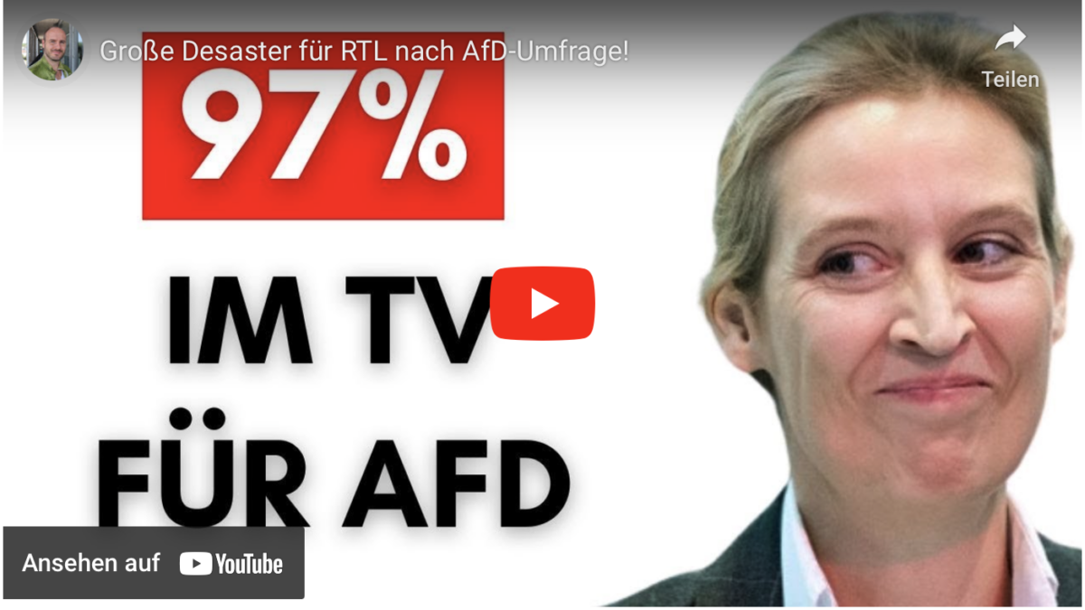 Große Desaster für RTL nach AfD-Umfrage!