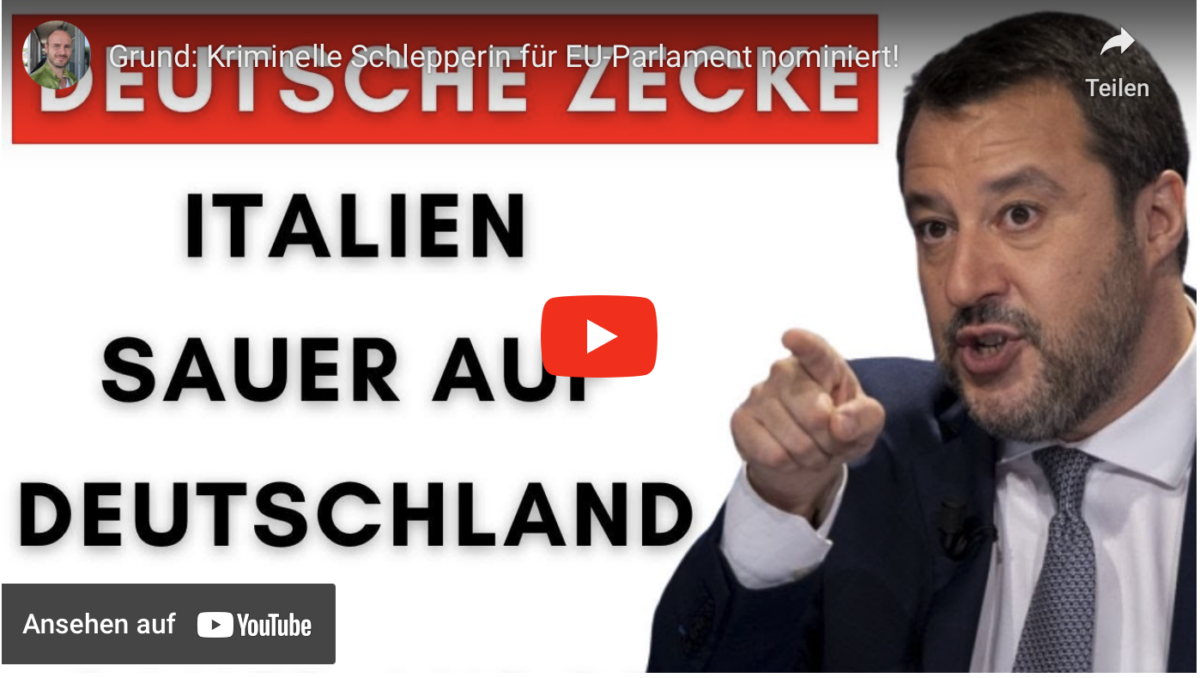 Grund: Kriminelle Schlepperin für EU-Parlament nominiert!