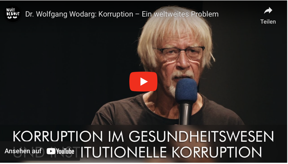 Dr. Wolfgang Wodarg: Korruption – Ein weltweites Problem