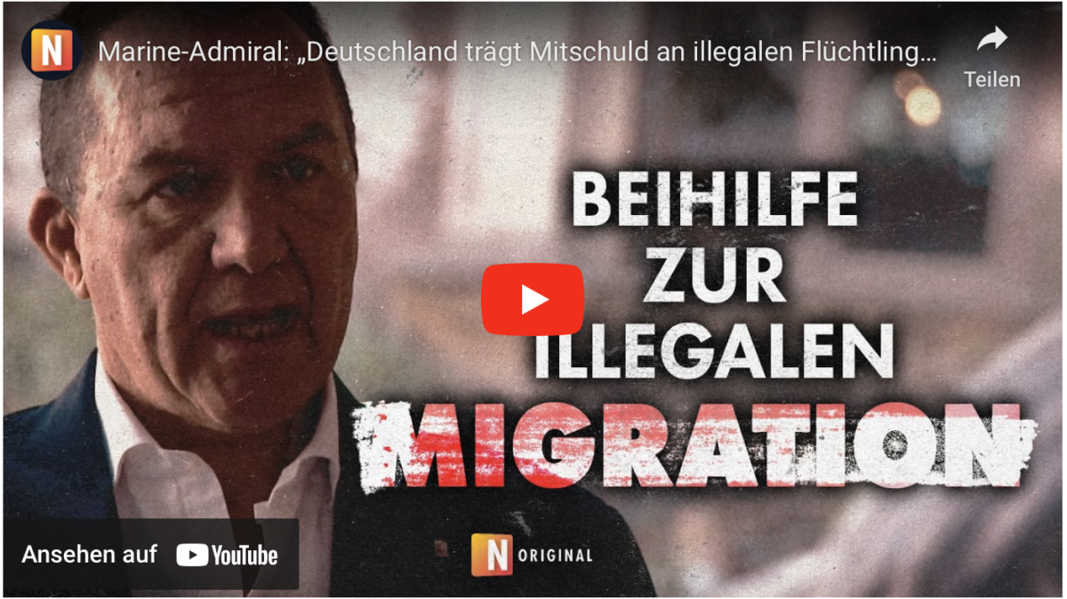 Marine-Admiral: „Deutschland trägt Mitschuld an illegalen Flüchtlingsströmen“ | LAMPEDUSA