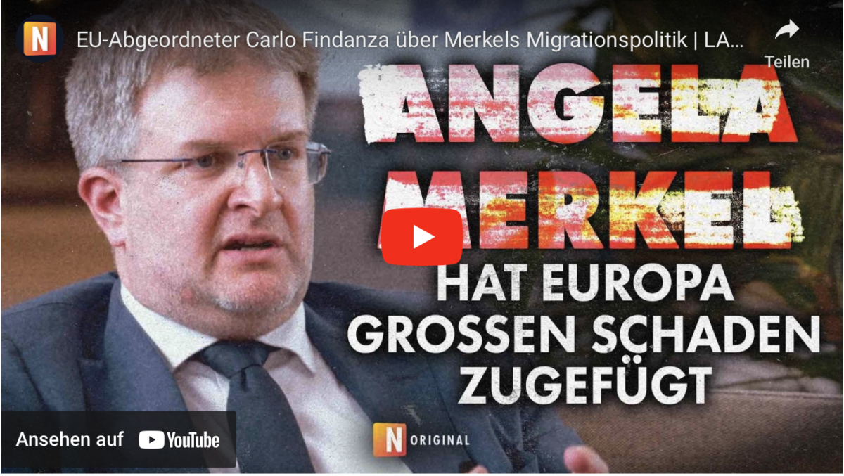 EU-Abgeordneter Carlo Findanza über Merkels Migrationspolitik | LAMPEDUSA