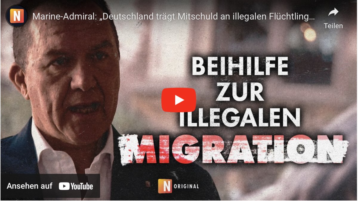 Marine-Admiral: „Deutschland trägt Mitschuld an illegalen Flüchtlingsströmen“ | LAMPEDUSA