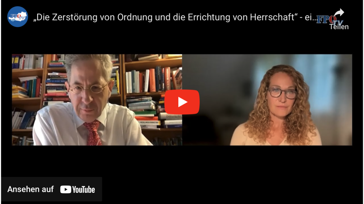 „Die Zerstörung von Ordnung und die Errichtung von Herrschaft“ – ein Interview mit Hans-Georg Maaßen