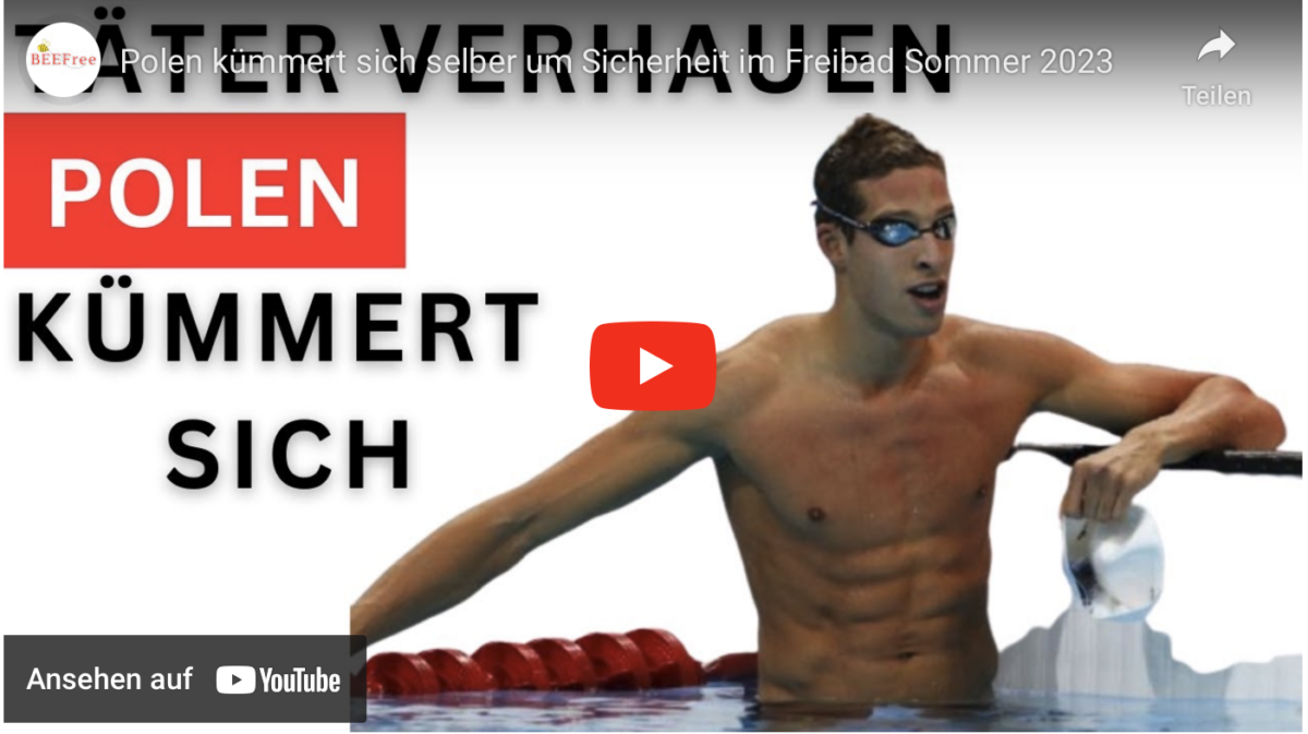 Polen kümmert sich selber um Sicherheit im Freibad Sommer 2023
