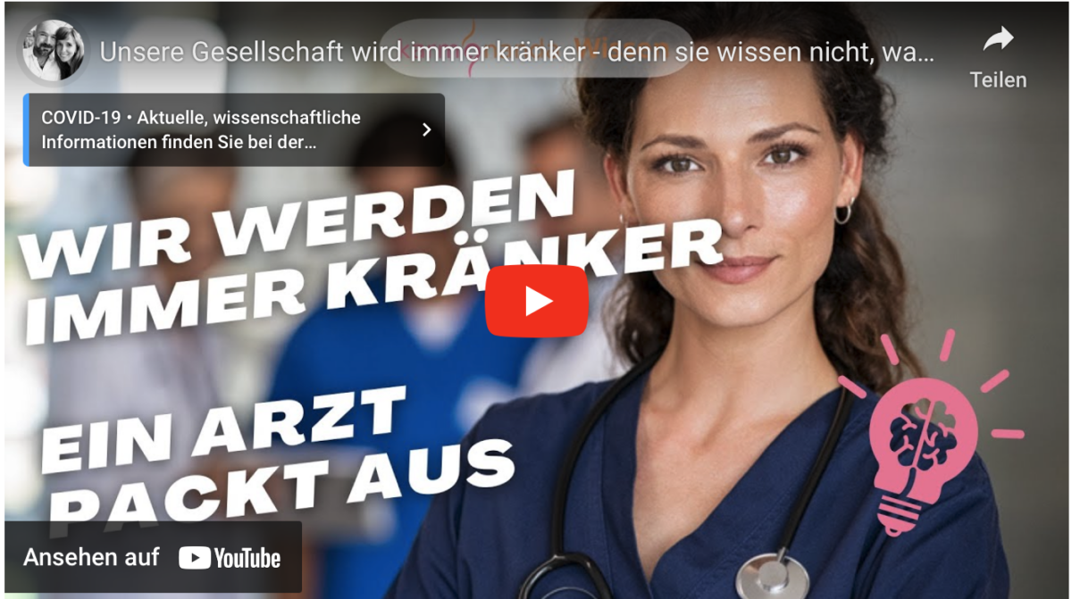 Unsere Gesellschaft wird immer kränker – denn sie wissen nicht, was sie tun