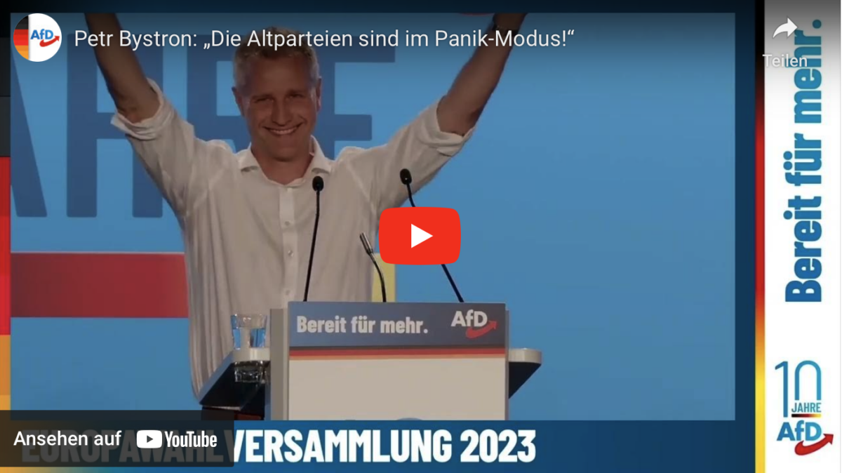 Petr Bystron: „Die Altparteien sind im Panik-Modus!“