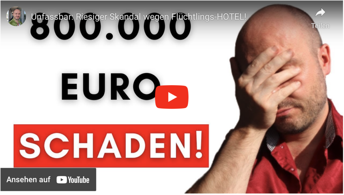 Unfassbar: Riesiger Skandal wegen Flüchtlings-HOTEL!