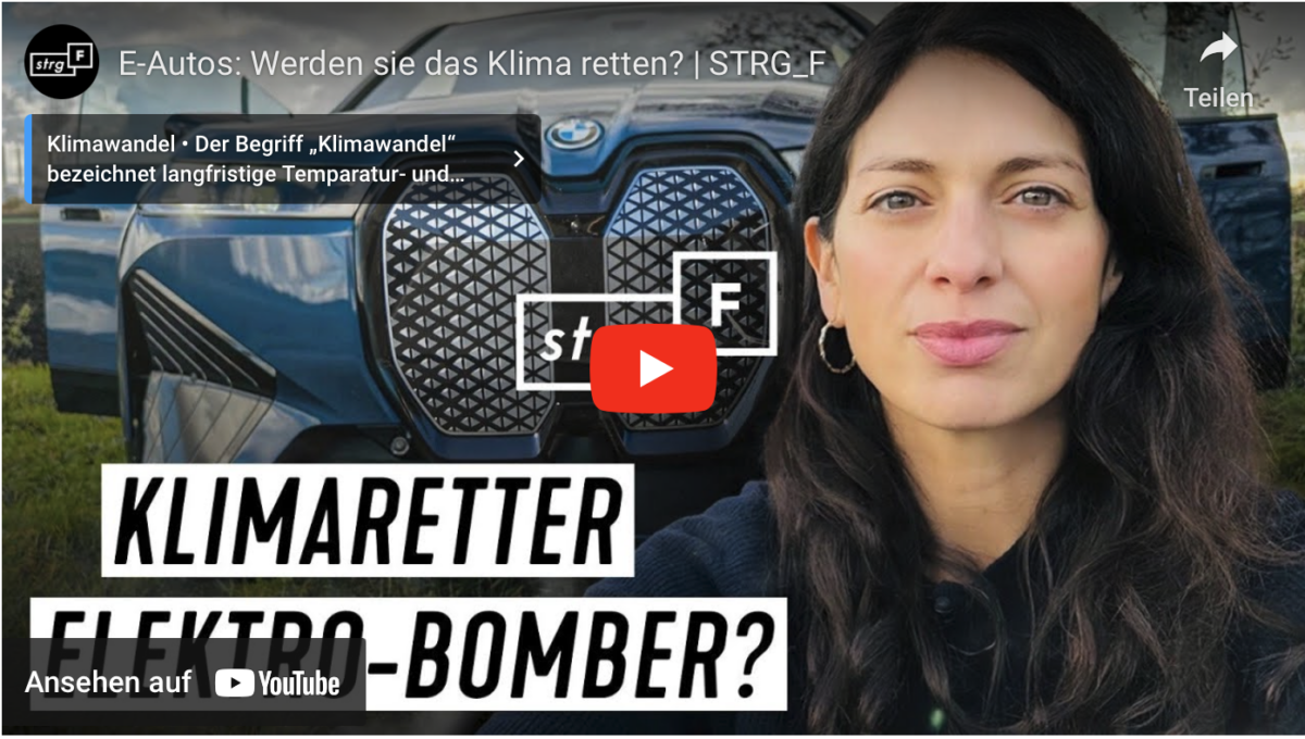 E-Autos: Werden sie das Klima retten? | STRG_F