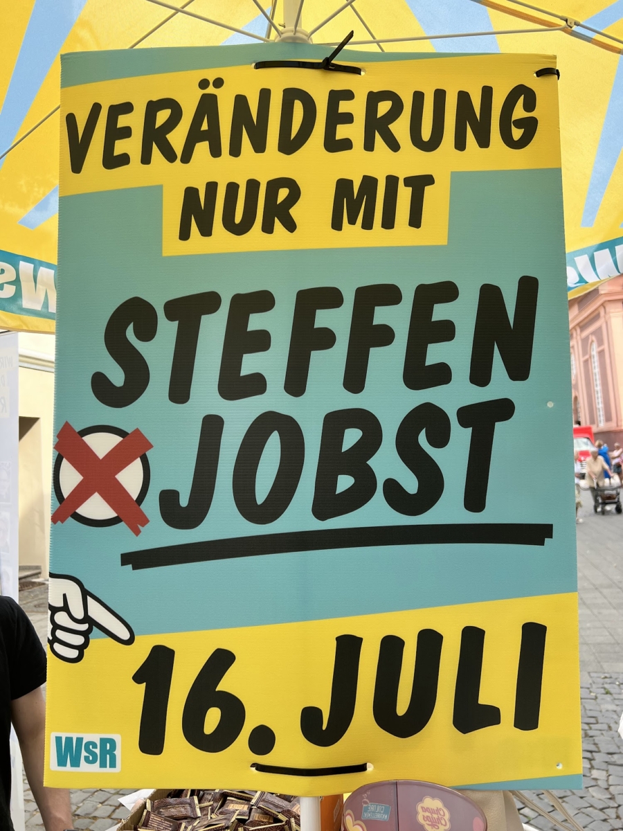 Rüsselsheim braucht Veränderung: Steffen Jobst am 16.07.2023 wählen!