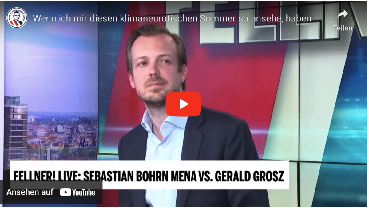 Wenn ich mir diesen klimaneurotischen Sommer so ansehe, haben wir bald mehr Kälte- als Hitzetote.