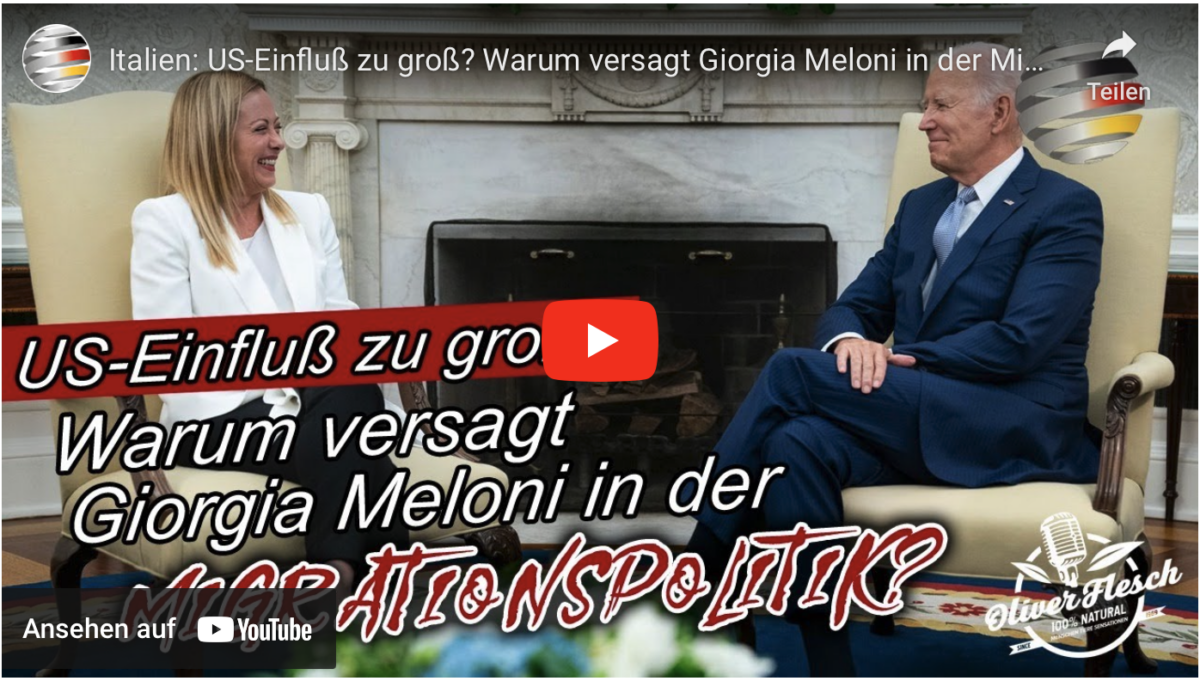 Italien: US-Einfluß zu groß? Warum versagt Giorgia Meloni in der Migrationspolitik?