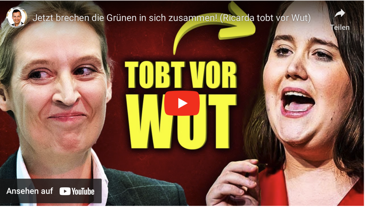Jetzt brechen die Grünen in sich zusammen! (Ricarda tobt vor Wut)