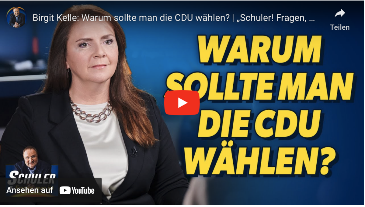 Birgit Kelle: Warum sollte man die CDU wählen?