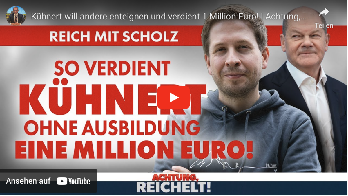 Kühnert will andere enteignen und verdient 1 Million Euro!