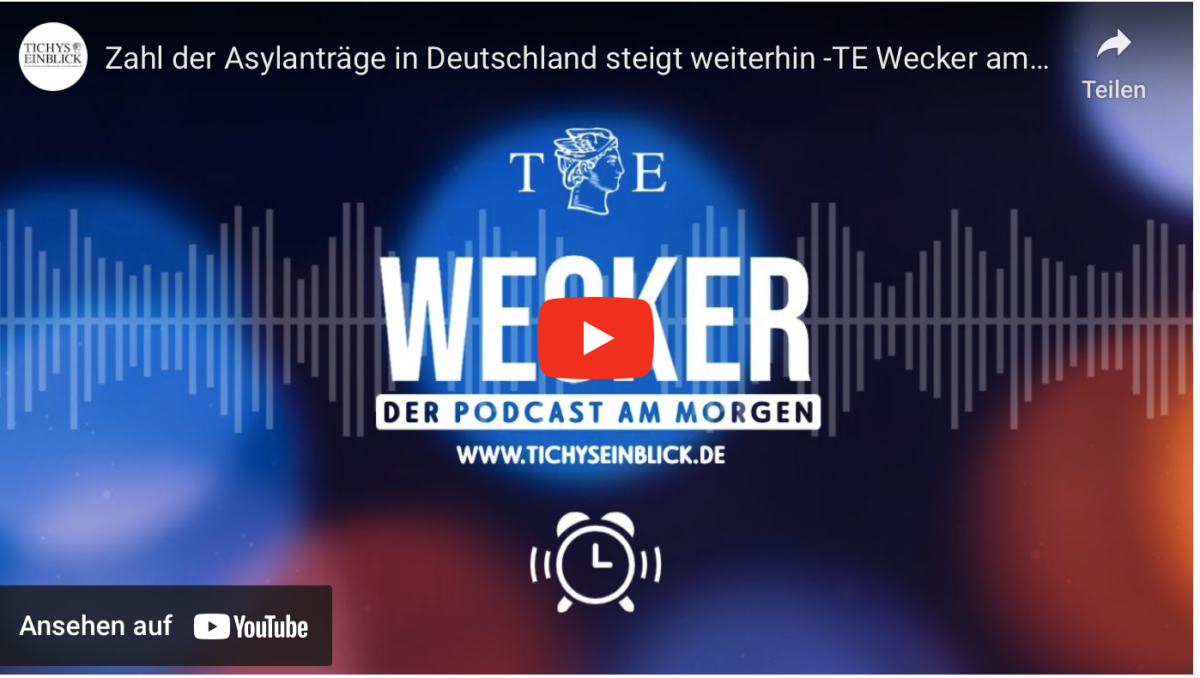 Zahl der Asylanträge in Deutschland steigt weiterhin -TE Wecker am 08 08 2023