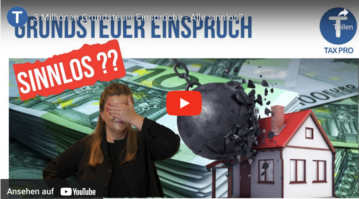 3 Millionen Grundsteuer Einsprüche – Alle sinnlos?