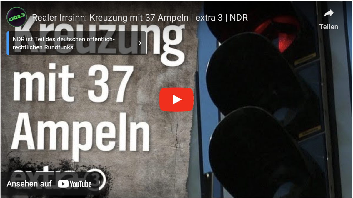 Realer Irrsinn: Kreuzung mit 37 Ampeln | extra 3 | NDR