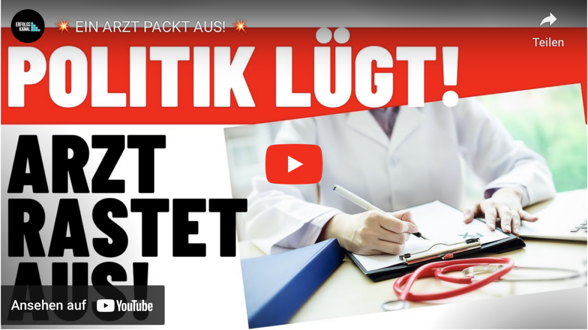 Politik Lügt! Arzt rastet aus!