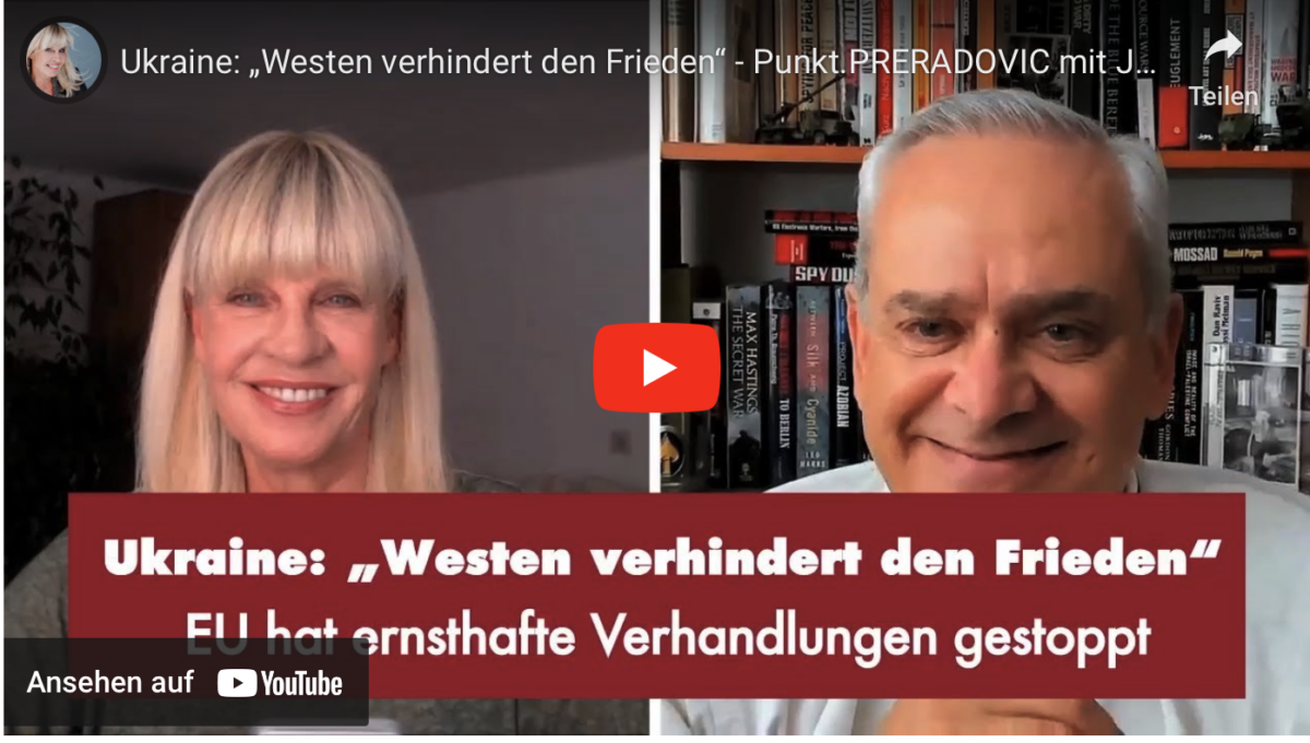 Ukraine: „Westen verhindert den Frieden“ – Punkt.PRERADOVIC mit Jacques Baud
