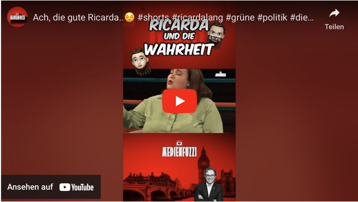 Ach, die gute Ricarda..😌 #shorts #ricardalang #grüne #politik #diegrünen #shortsfeed #grünen