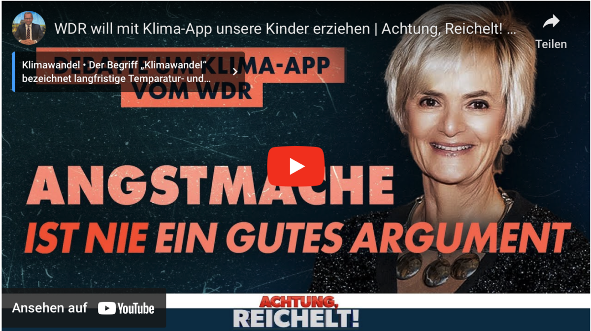 WDR will mit Klima-App unsere Kinder erziehen