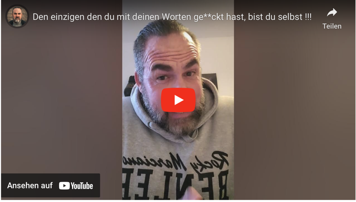 Den einzigen den du mit deinen Worten ge**ckt hast, bist du selbst !!!