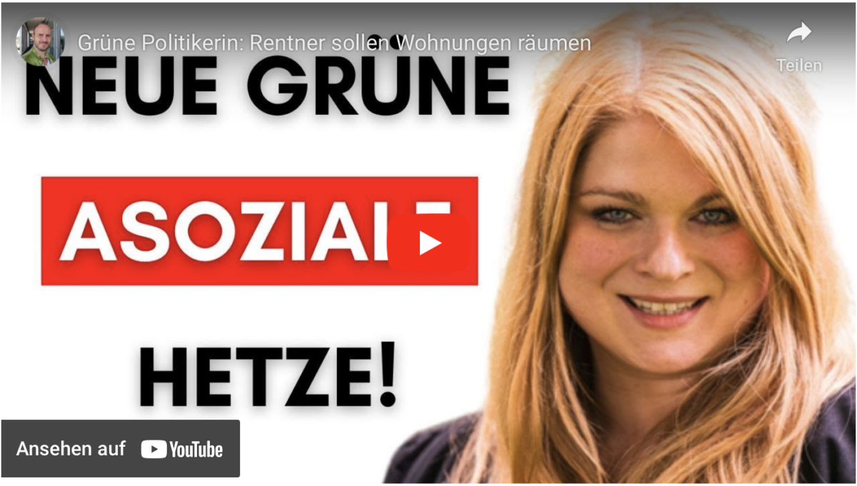 Grüne Politikerin: Rentner sollen Wohnungen räumen!