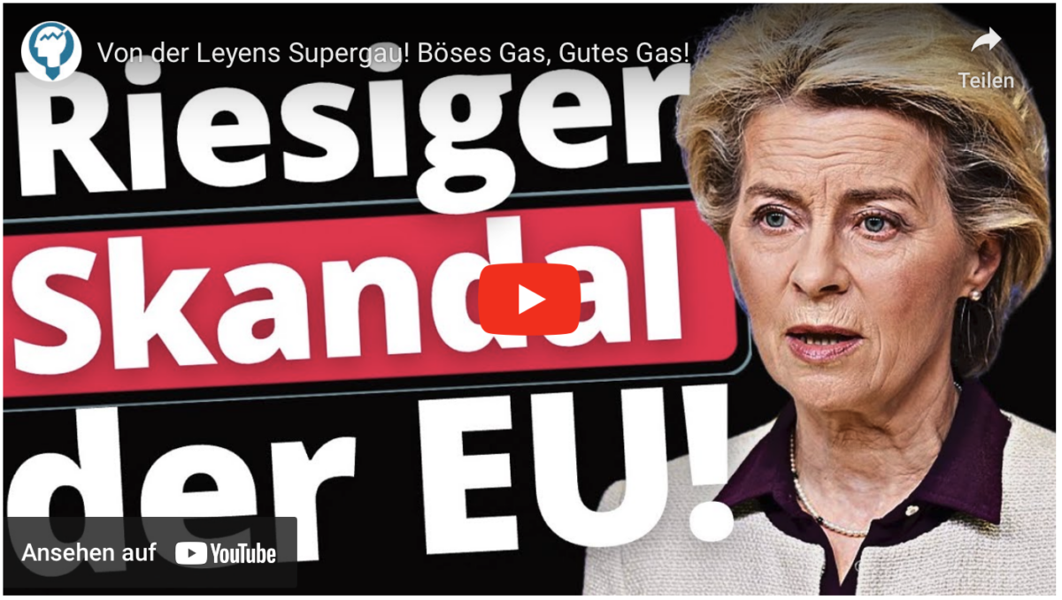 Von der Leyens Supergau! Böses Gas, Gutes Gas!