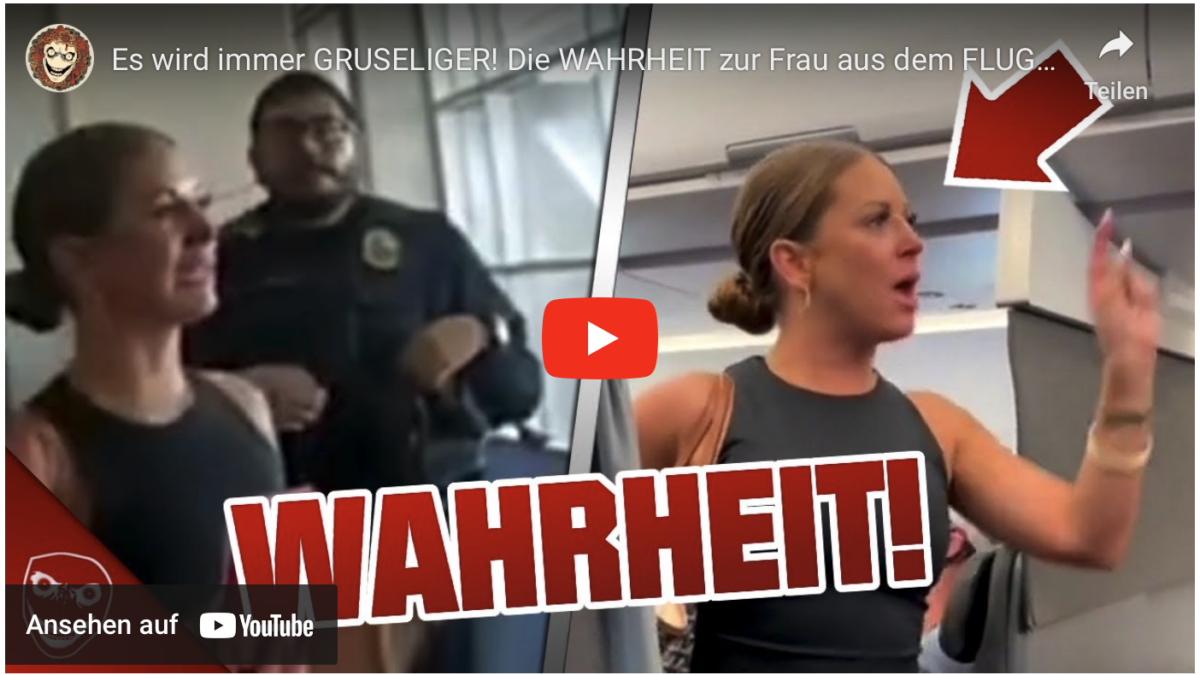 Es wird immer GRUSELIGER! Die WAHRHEIT zur Frau aus dem FLUGZEUG!