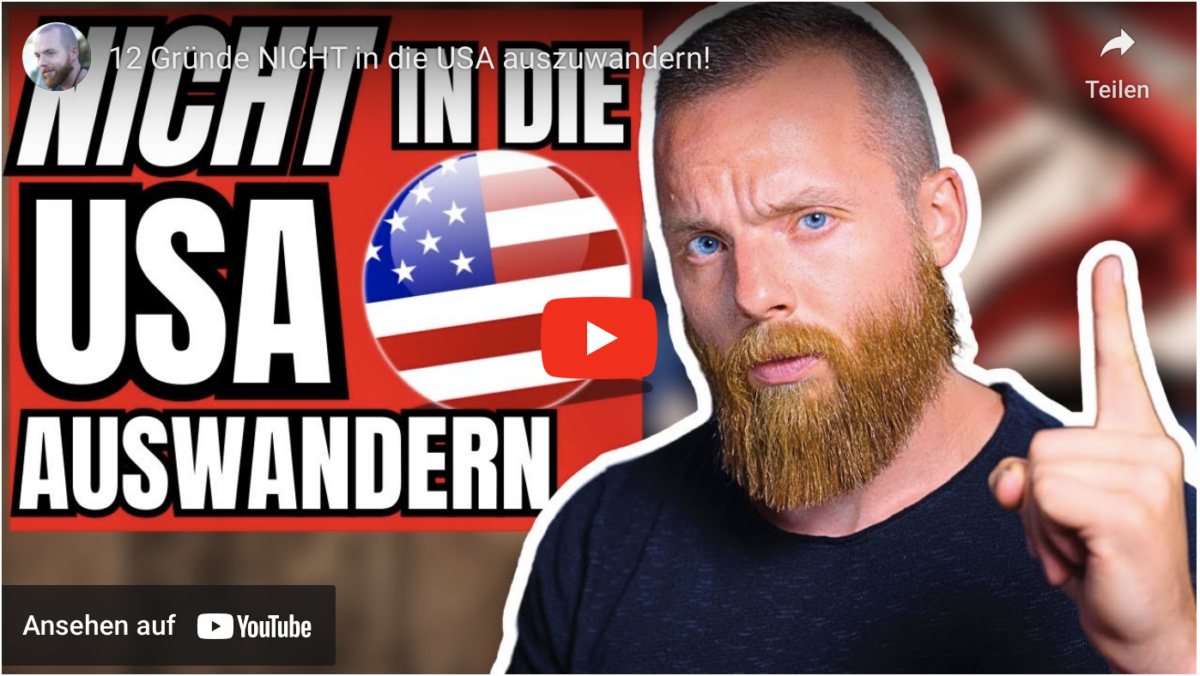 12 Gründe NICHT in die USA auszuwandern!