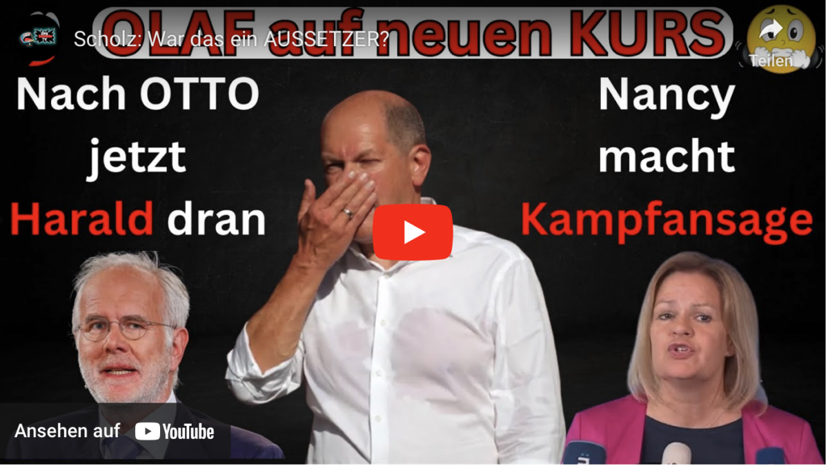 Scholz: War das ein AUSSETZER?