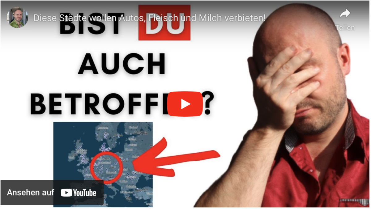 Diese Städte wollen Autos, Fleisch und Milch verbieten!