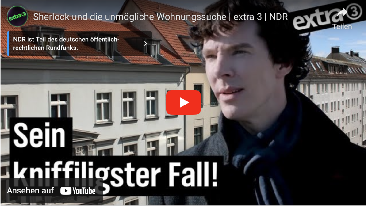 Sherlock und die unmögliche Wohnungssuche | extra 3 | NDR