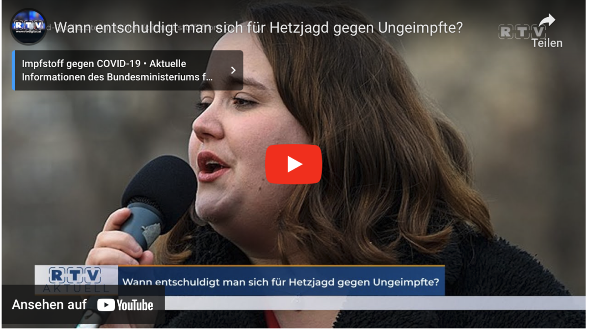 Wann entschuldigt man sich endlich für Hetzjagd gegen Ungeimpfte?