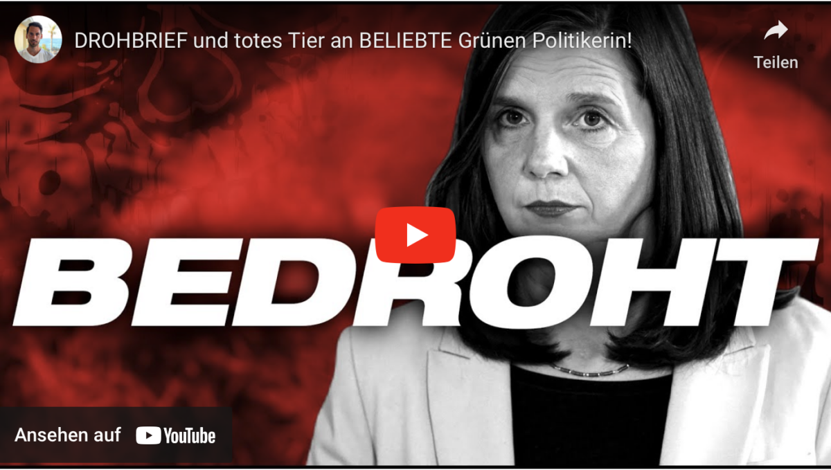 DROHBRIEF und totes Tier an BELIEBTE Grünen Politikerin!