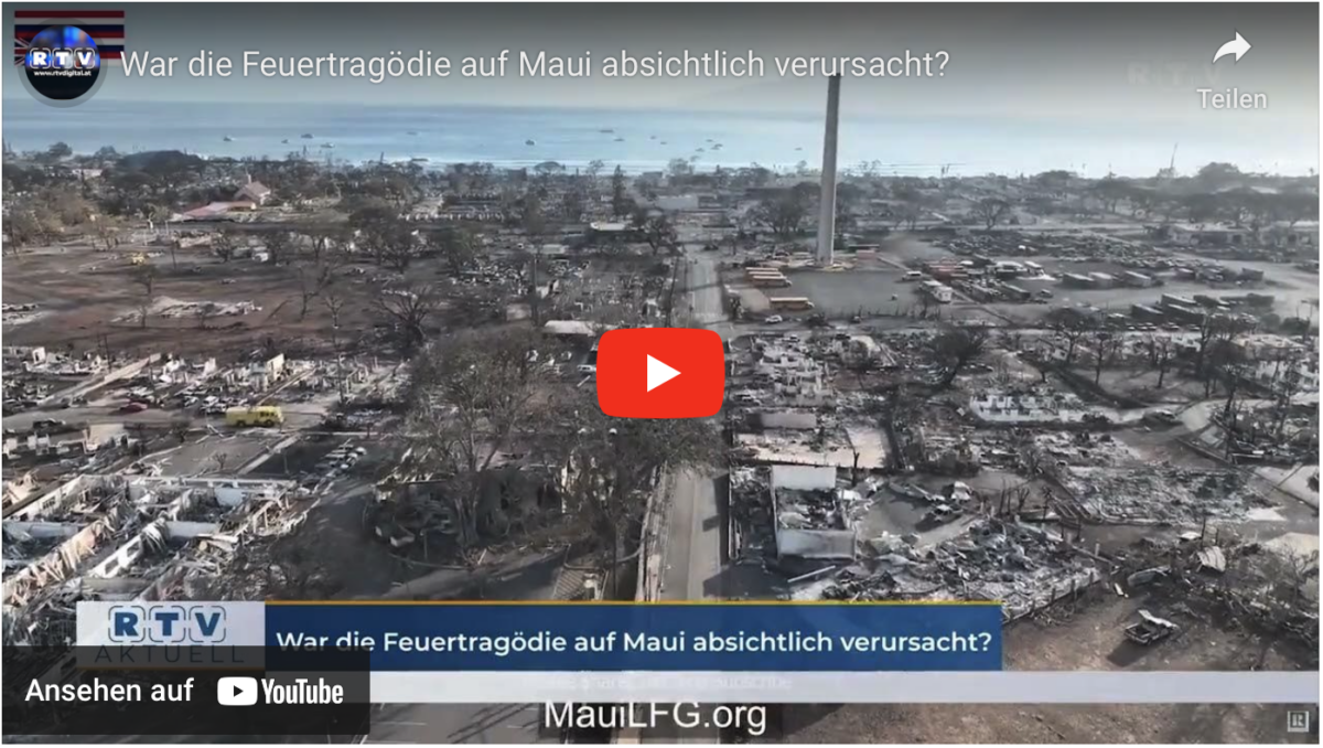 War die Feuertragödie auf Maui absichtlich verursacht?