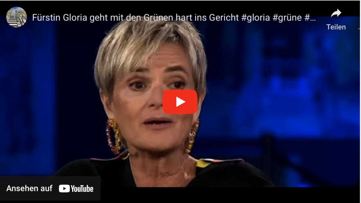 Fürstin Gloria geht mit den Grünen hart ins Gericht #gloria #grüne #servustv #deutschland