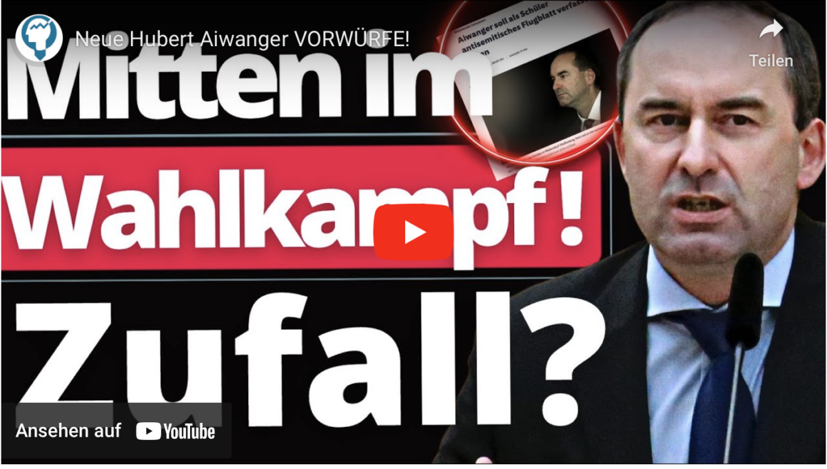 Neue Hubert Aiwanger VORWÜRFE!