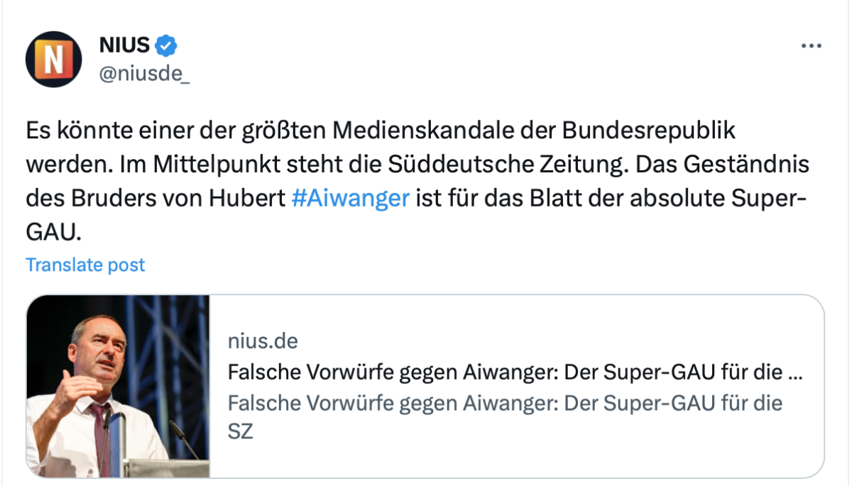 +++ Eilmeldung +++ Medien-Skandal nach #Eiwanger Aussage!