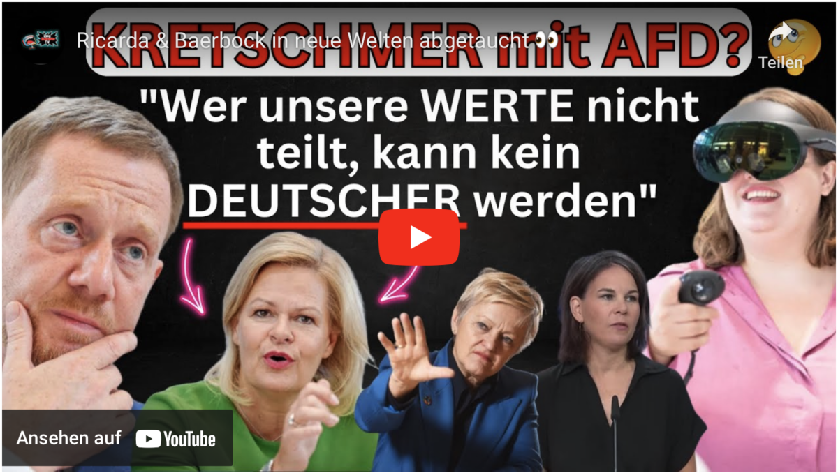 Ricarda & Baerbock in neue Welten abgetaucht!