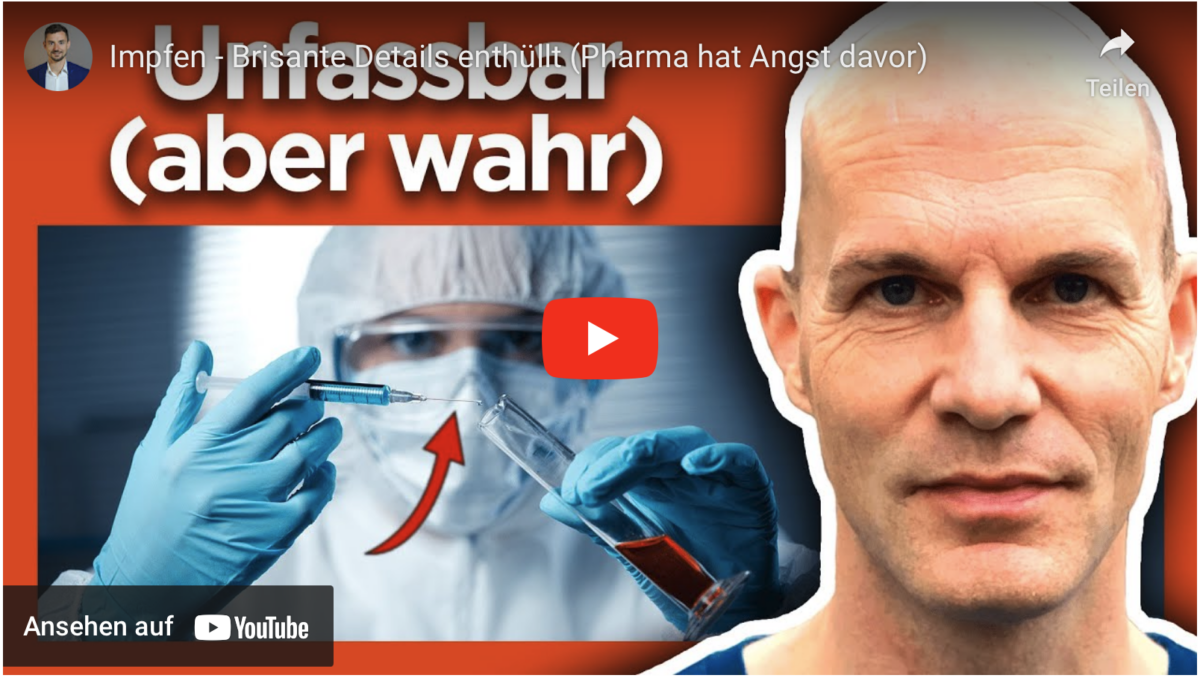 Impfen – Brisante Details enthüllt (Pharma hat Angst davor)