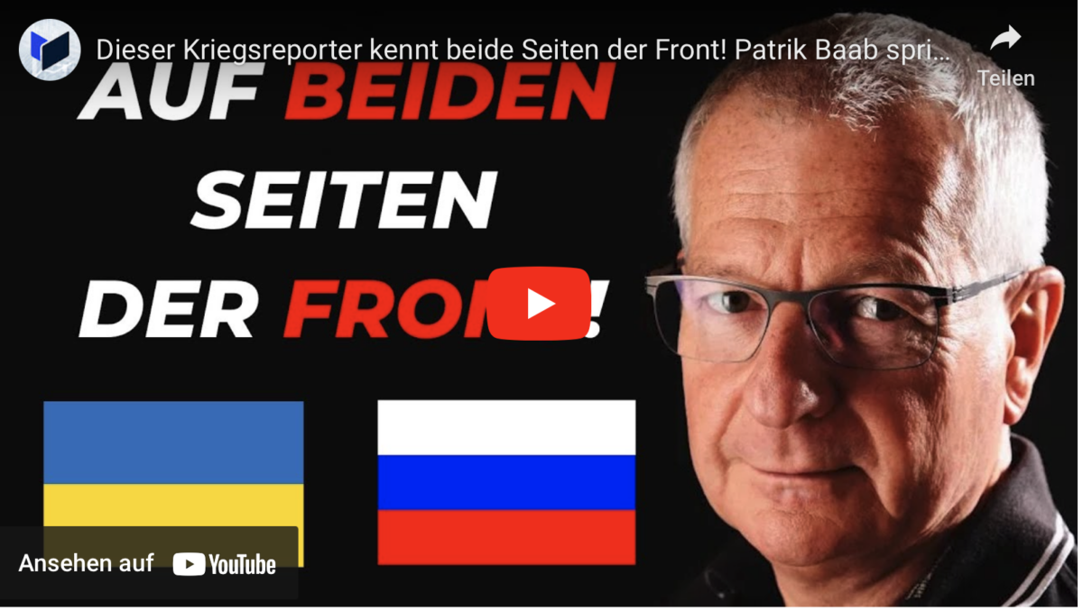 Dieser Kriegsreporter kennt beide Seiten der Front! Patrik Baab spricht über Ukraine und Russland!