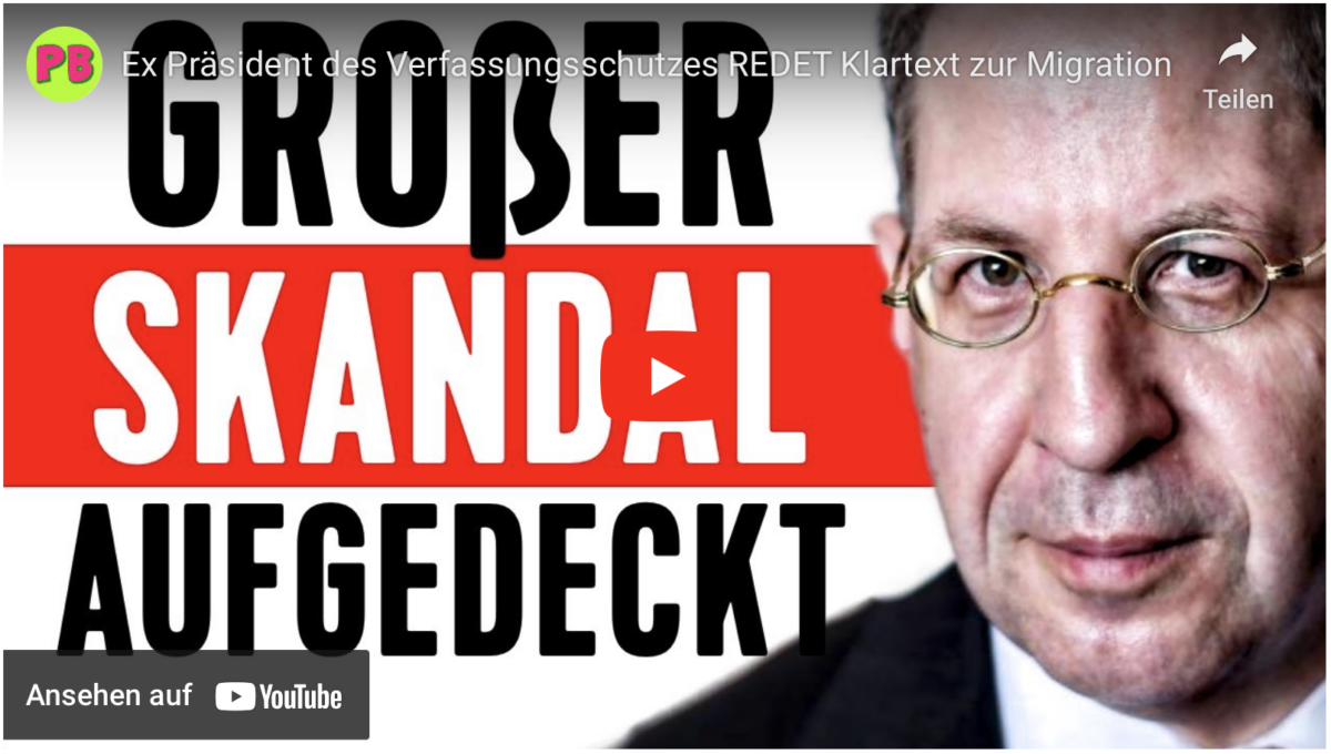 Ex Präsident des Verfassungsschutzes REDET Klartext zur Migration