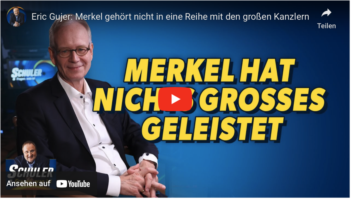 Eric Gujer: Merkel gehört nicht in eine Reihe mit den großen Kanzlern!