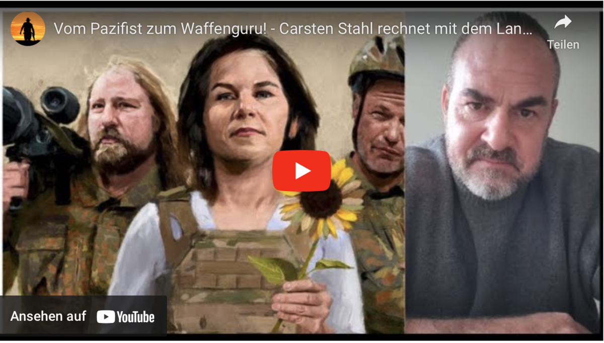 Vom Pazifist zum Waffenguru! – Carsten Stahl rechnet mit dem Langhaardackel ab!