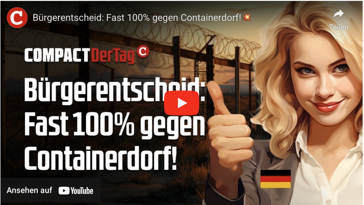 Bürgerentscheid: Fast 100% gegen Containerdorf!