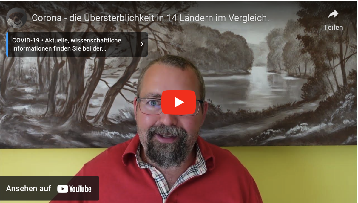 Corona – die Übersterblichkeit in 14 Ländern im Vergleich!